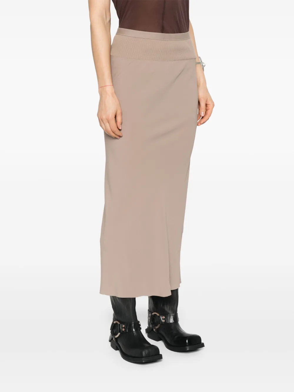 Rick Owens Midi-rok Beige