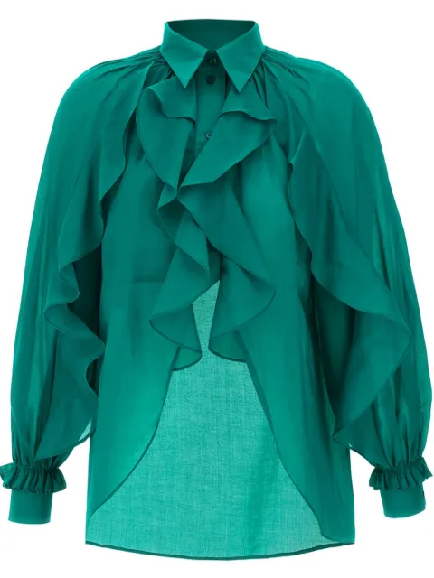 Alberta Ferretti ruffled blouse 