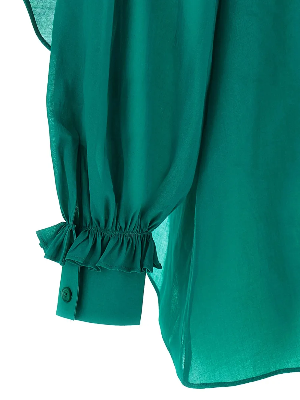 ruffled blouse