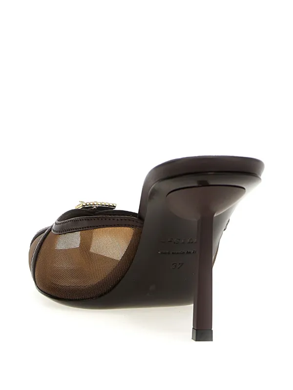 【関税込み】LE SILLA Vittoria' mules Le Silla 80mm Vittoria Mules | Black | FARFETCH