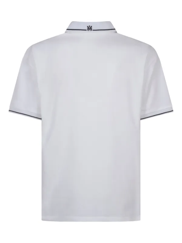 AMIRI Core Logo Polo Shirt | White | FARFETCH