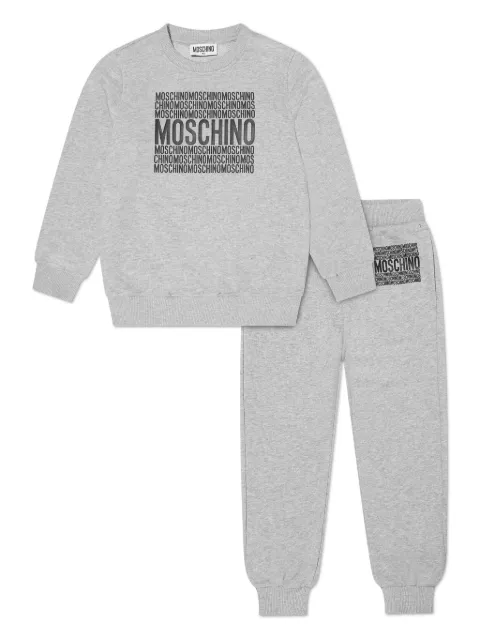 Moschino Kids survêtement à logo imprimé