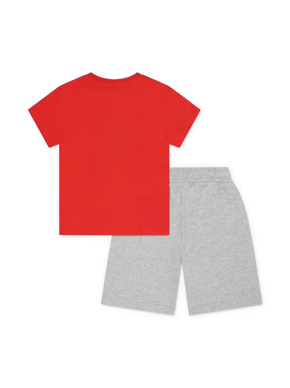 Moschino Kids Shorts set met logoprint - Rood