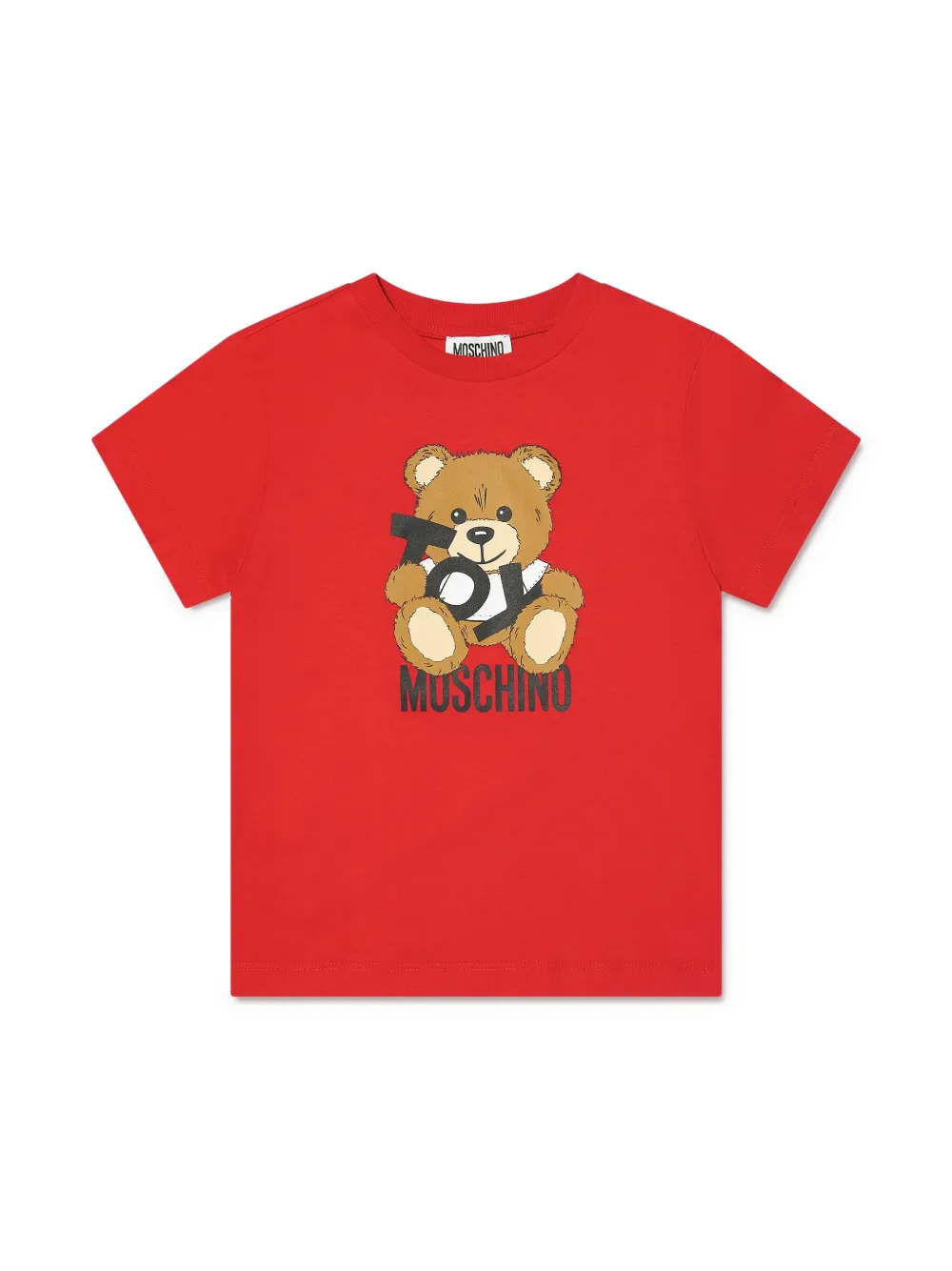 Moschino Kids Shorts set met logoprint Rood