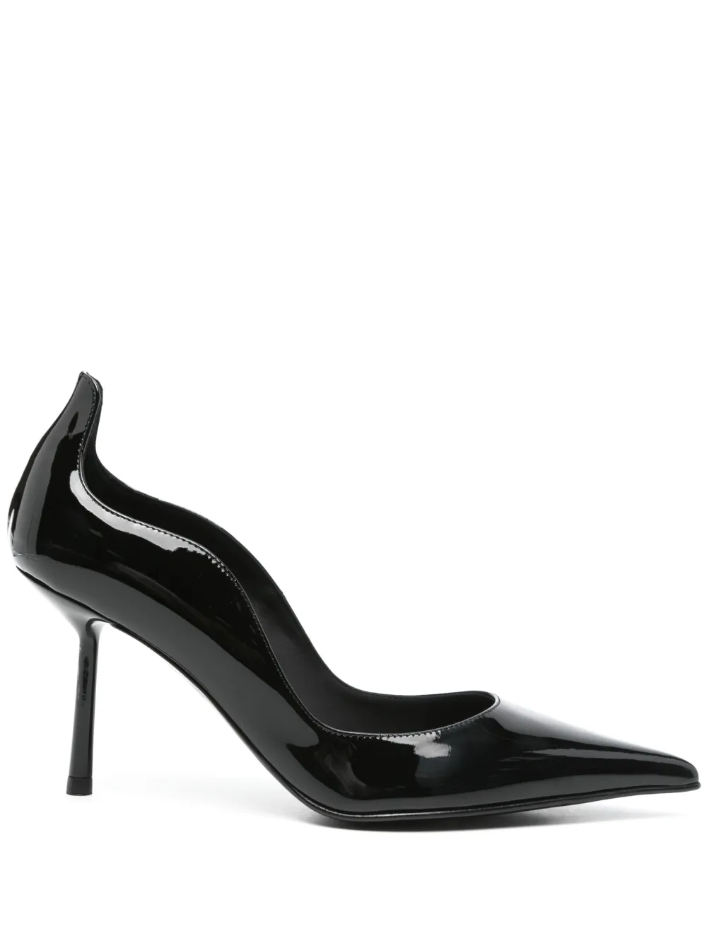 Le Silla 80mm patent pumps Black