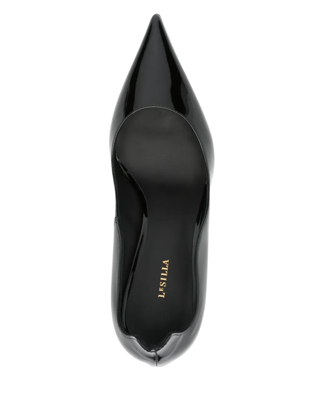 Le Silla 80mm patent pumps Black