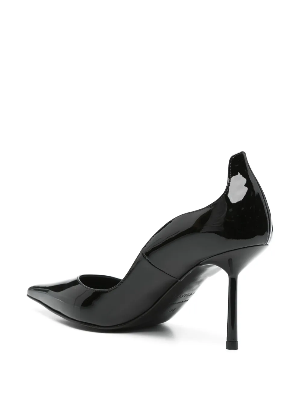 Le Silla 80mm patent pumps Black