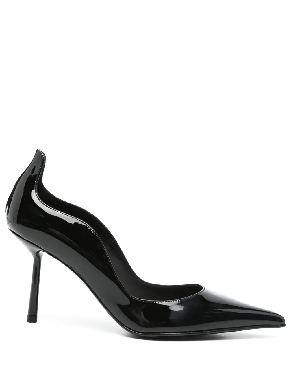 Le Silla 80mm patent pumps Black