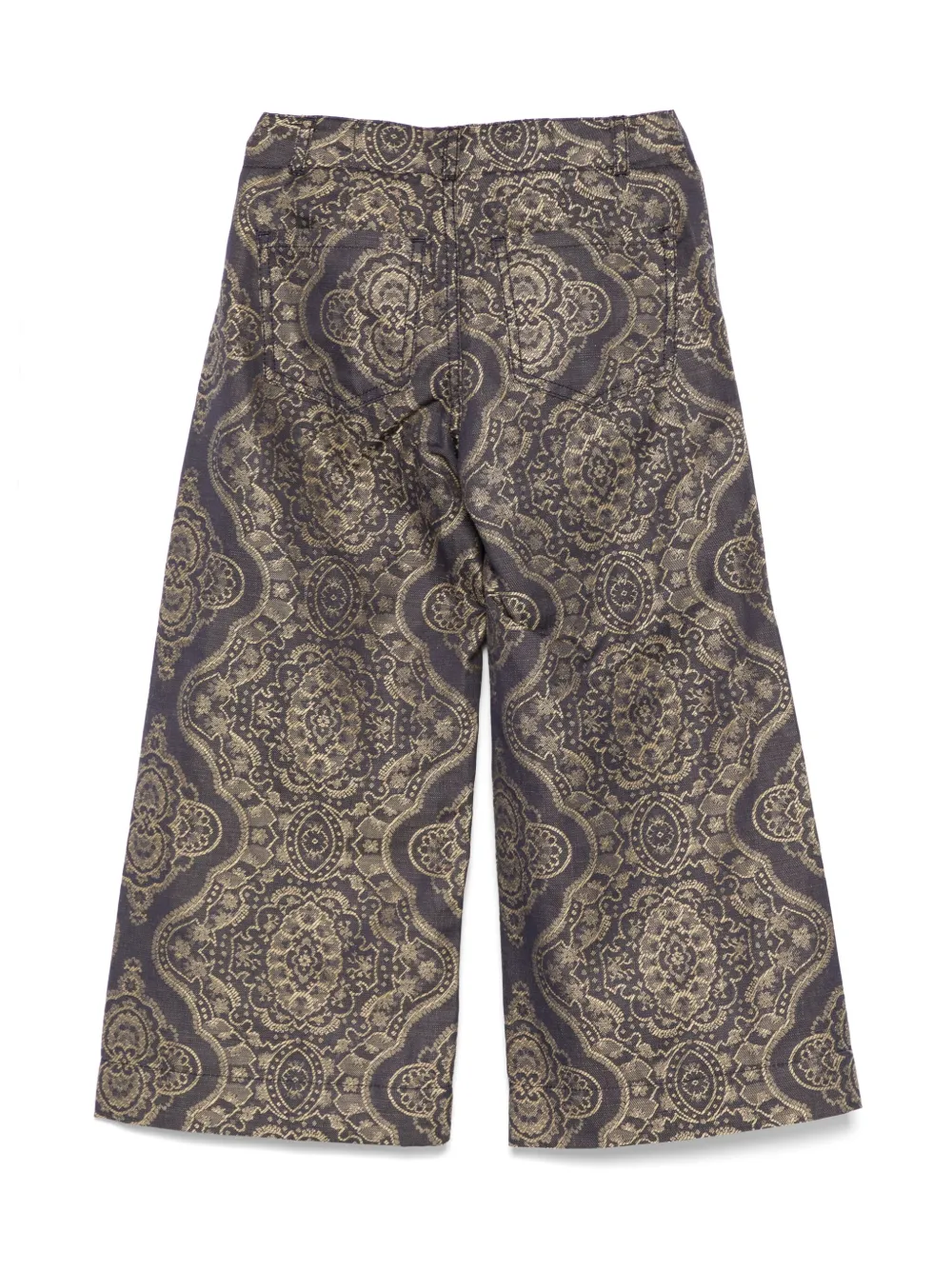 ETRO KIDS Broek met jacquard-patroon - Blauw