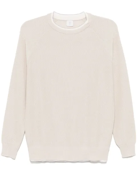 Eleventy crew neck jumper