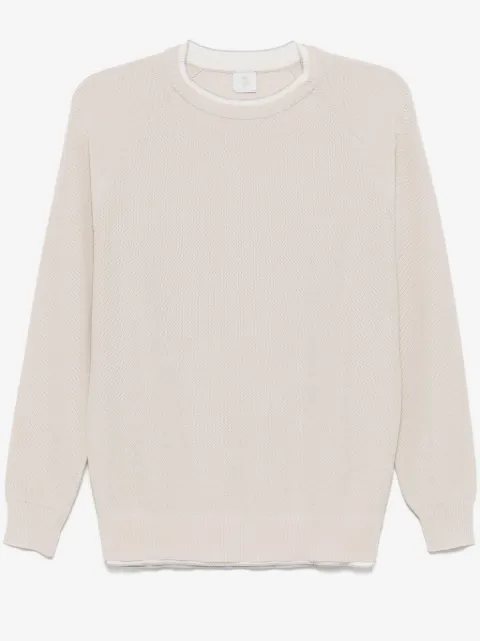 Eleventy crew neck jumper