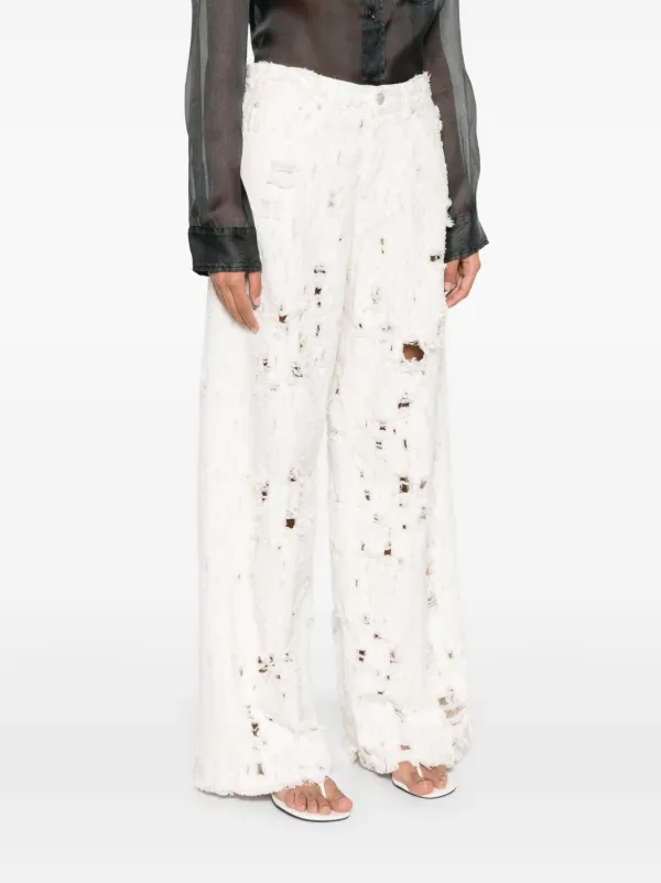 Haikure Bethany wide-leg Jeans | White | FARFETCH Haikure Bethany wide-leg Jeans | White | FARFETCH