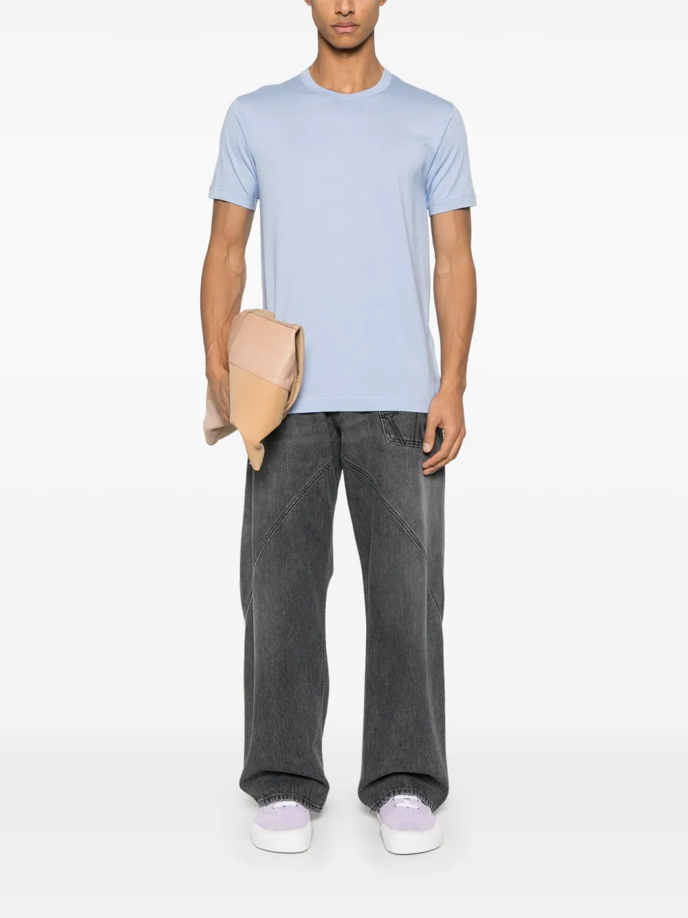 Comme Des Garçons Shirt Katoenen T-shirt - Blauw