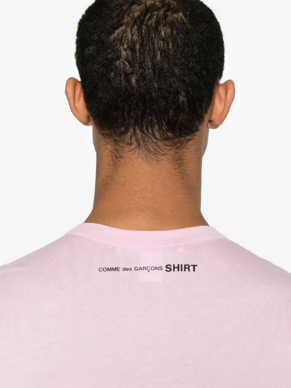 COMME des GARCONS HOMME / Tシャツ/--/コットン/ピンク Comme Des Garçons Shirt コットン Tシャツ | ピンク | FARFETCH JP