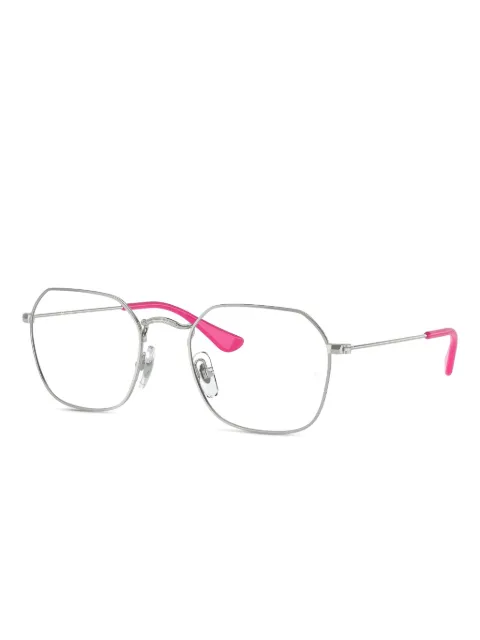 RAY-BAN JUNIOR geometric-frame glasses