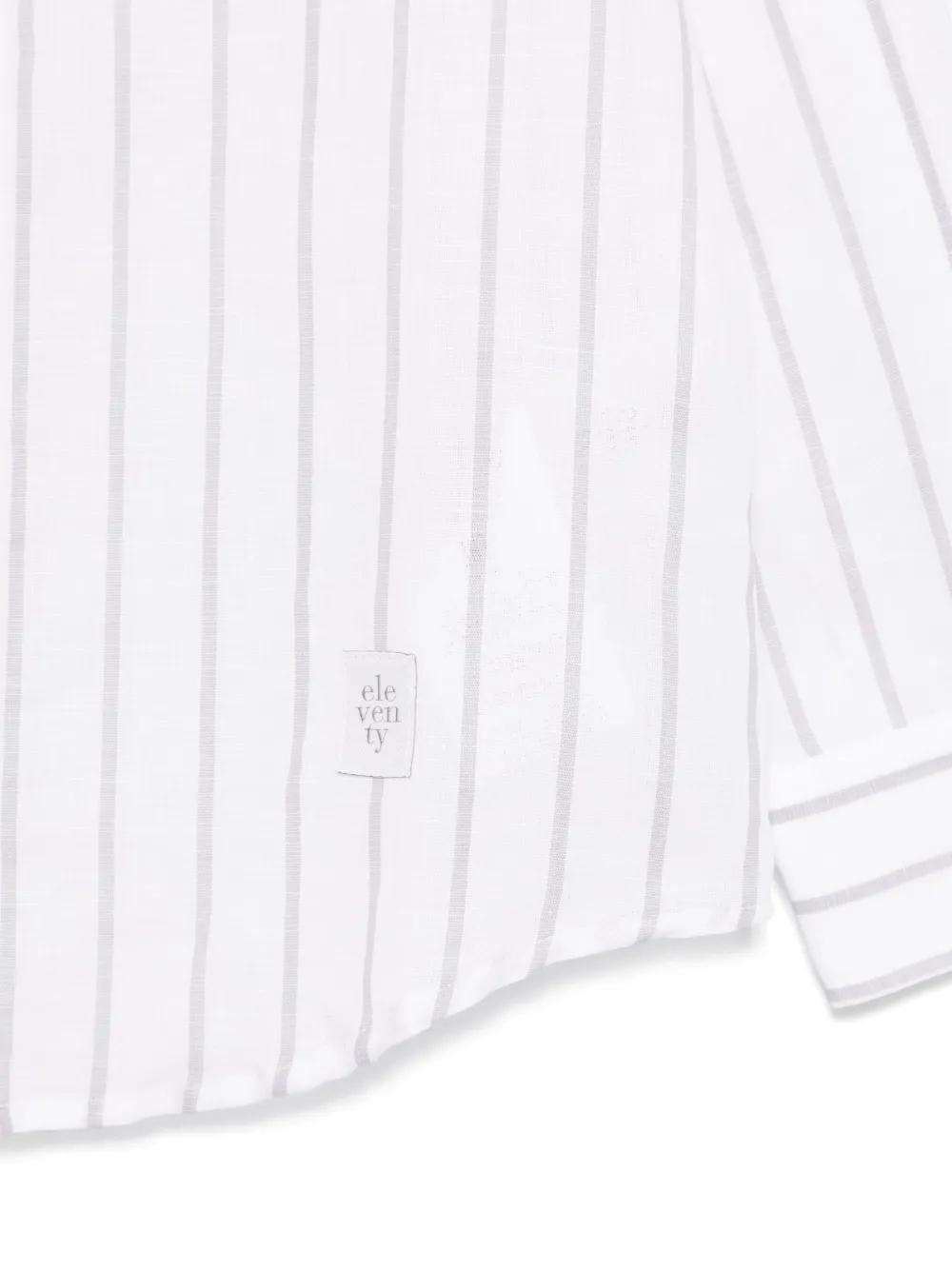 Eleventy Kids Gestreept shirt Wit