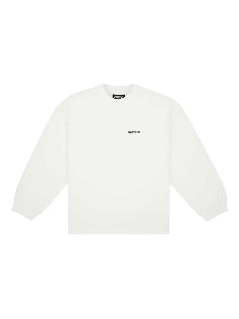 WRSTBHVR logo-print sweatshirt - Wit