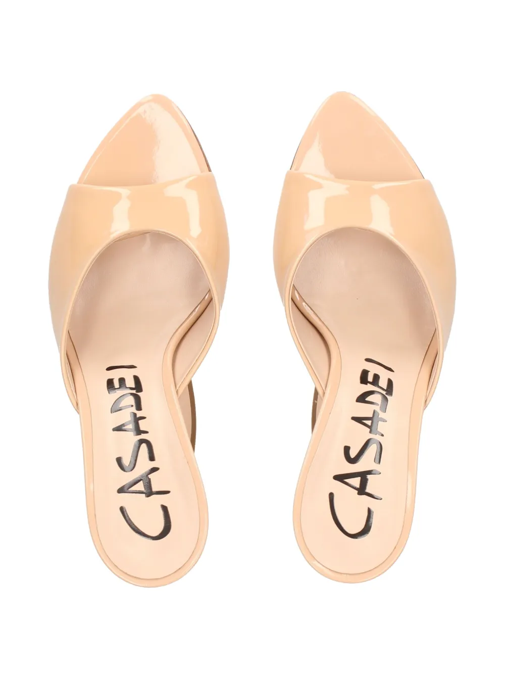 Casadei 100 mm Blade muiltjes Beige