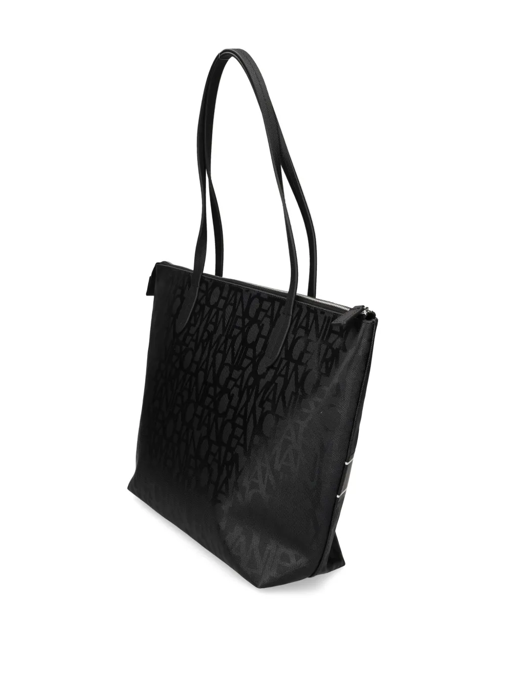 Armani Exchange Shopper met logoprint Zwart