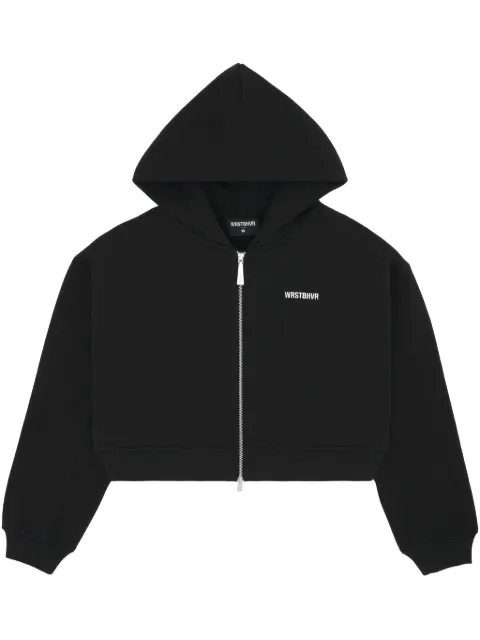 WRSTBHVR logo-print hoodie 
