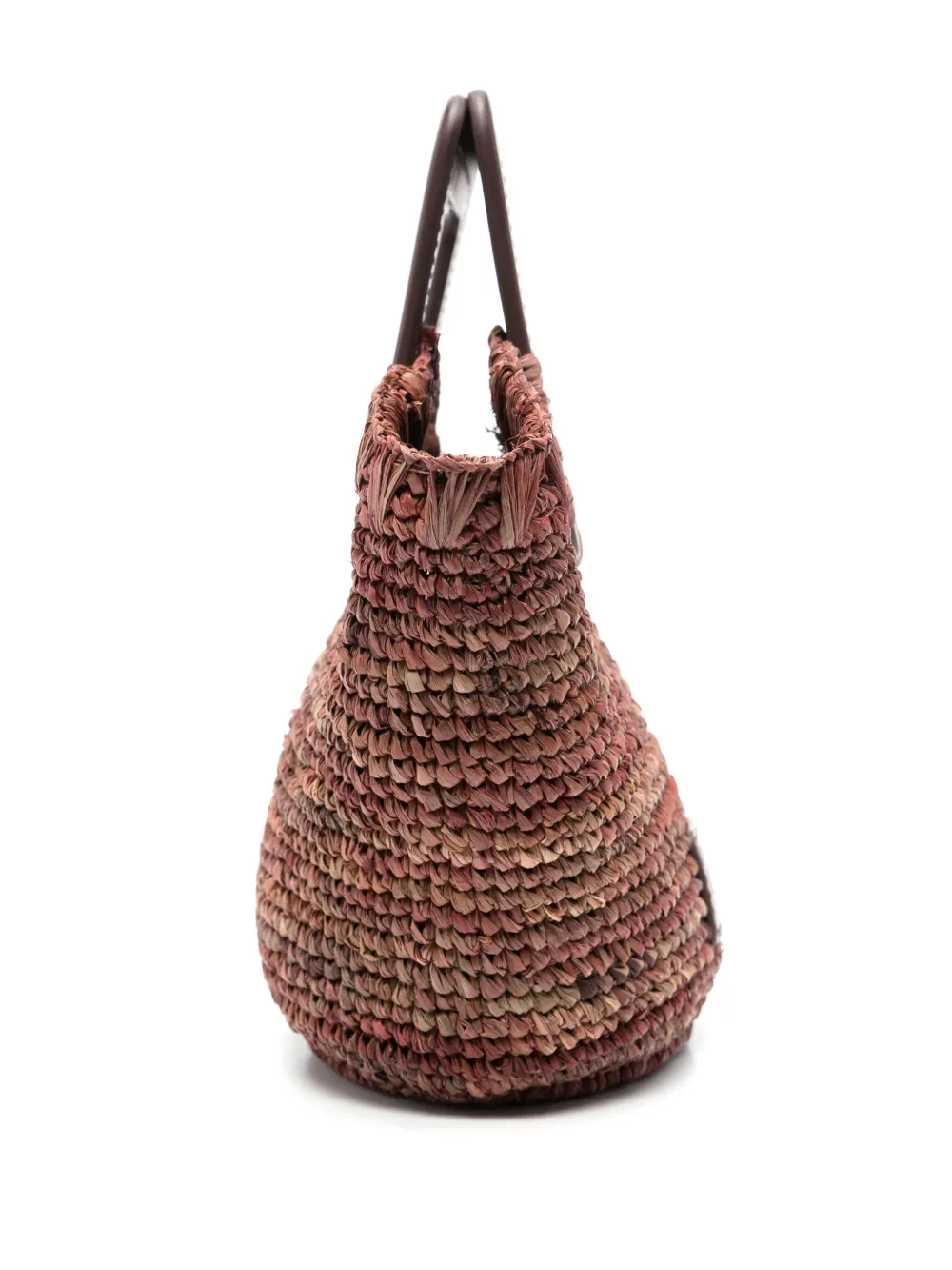 STAUD Shirley kleine shopper Bruin