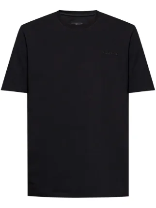Tシャツ・カットソー PAUL  SHARK Men T Shirts C0P1002 331 brown Paul & Shark Colorful Shark Logo Tshirt
