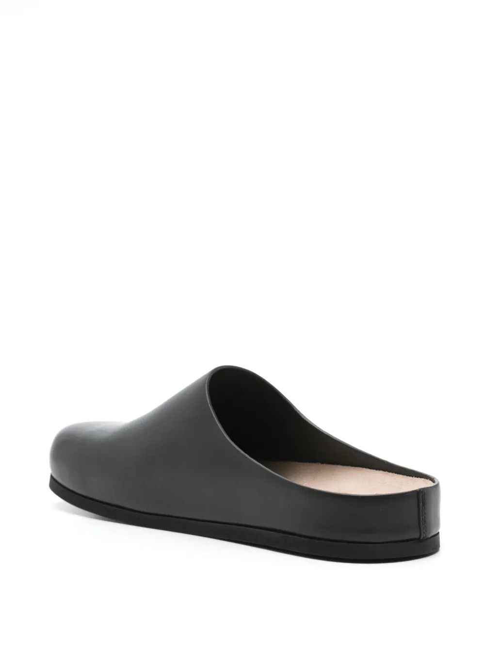 Common Projects leather slippers Black