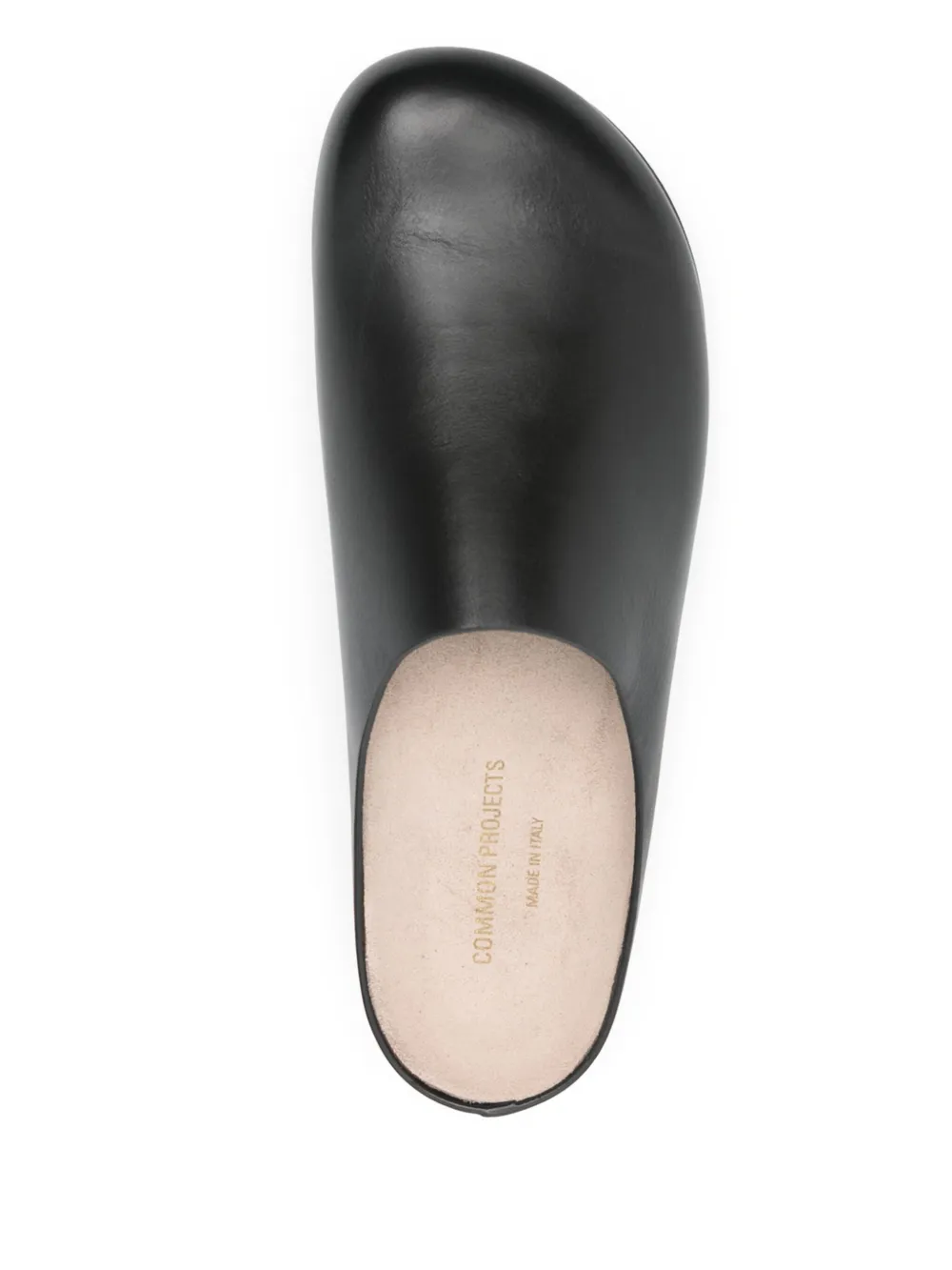 Common Projects leather slippers Black