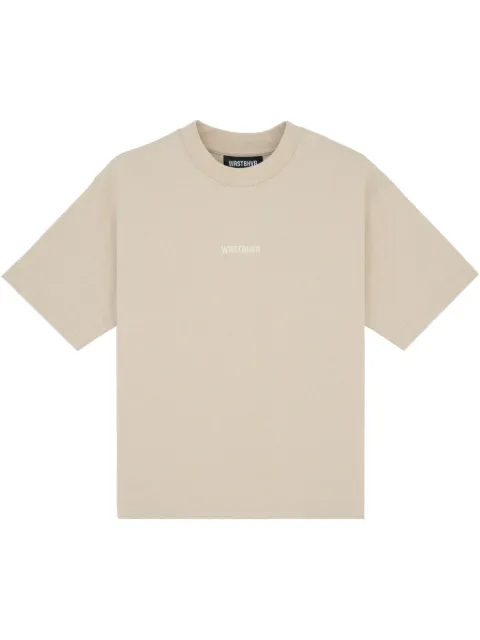 WRSTBHVR logo-print T-shirt 
