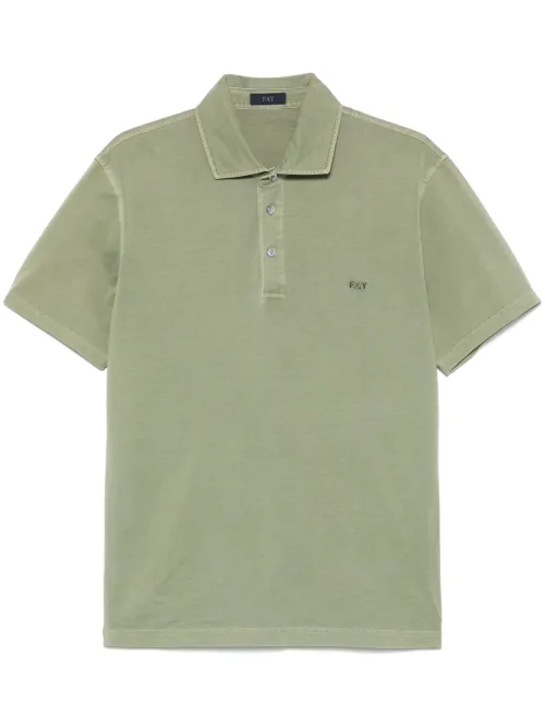 Fay polo en jersey - Vert - Fay - Modalova