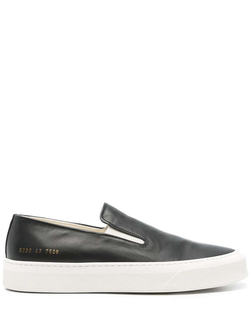 Common Projects Leren sneakers Zwart