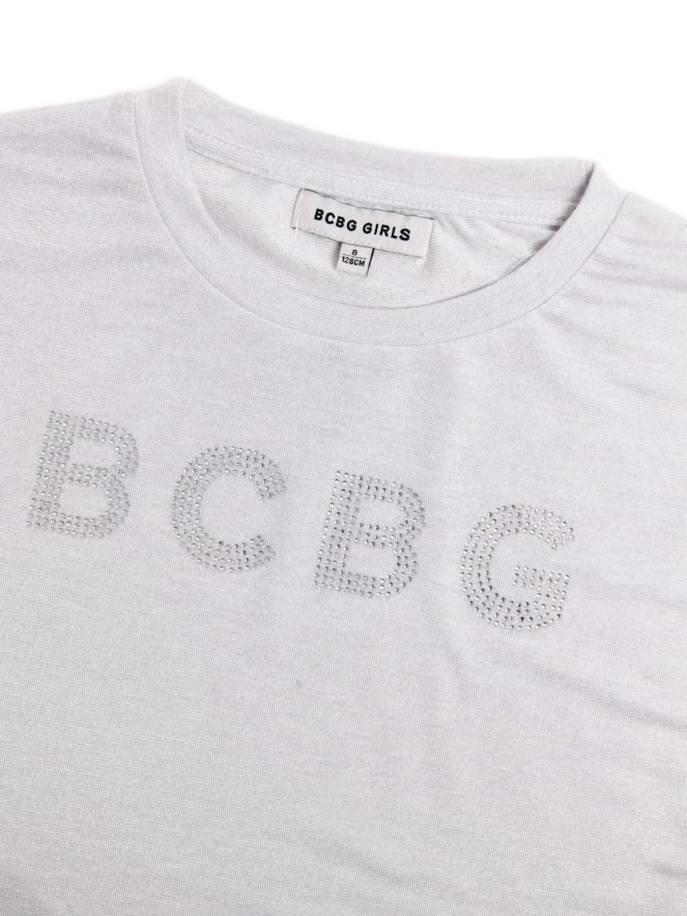 Bcbg Logo-print T-shirt In Grey