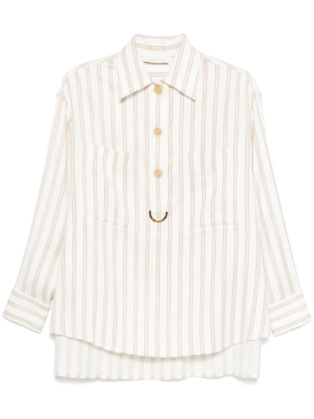 ZIMMERMANN striped blouse | Neutrals | Image 1