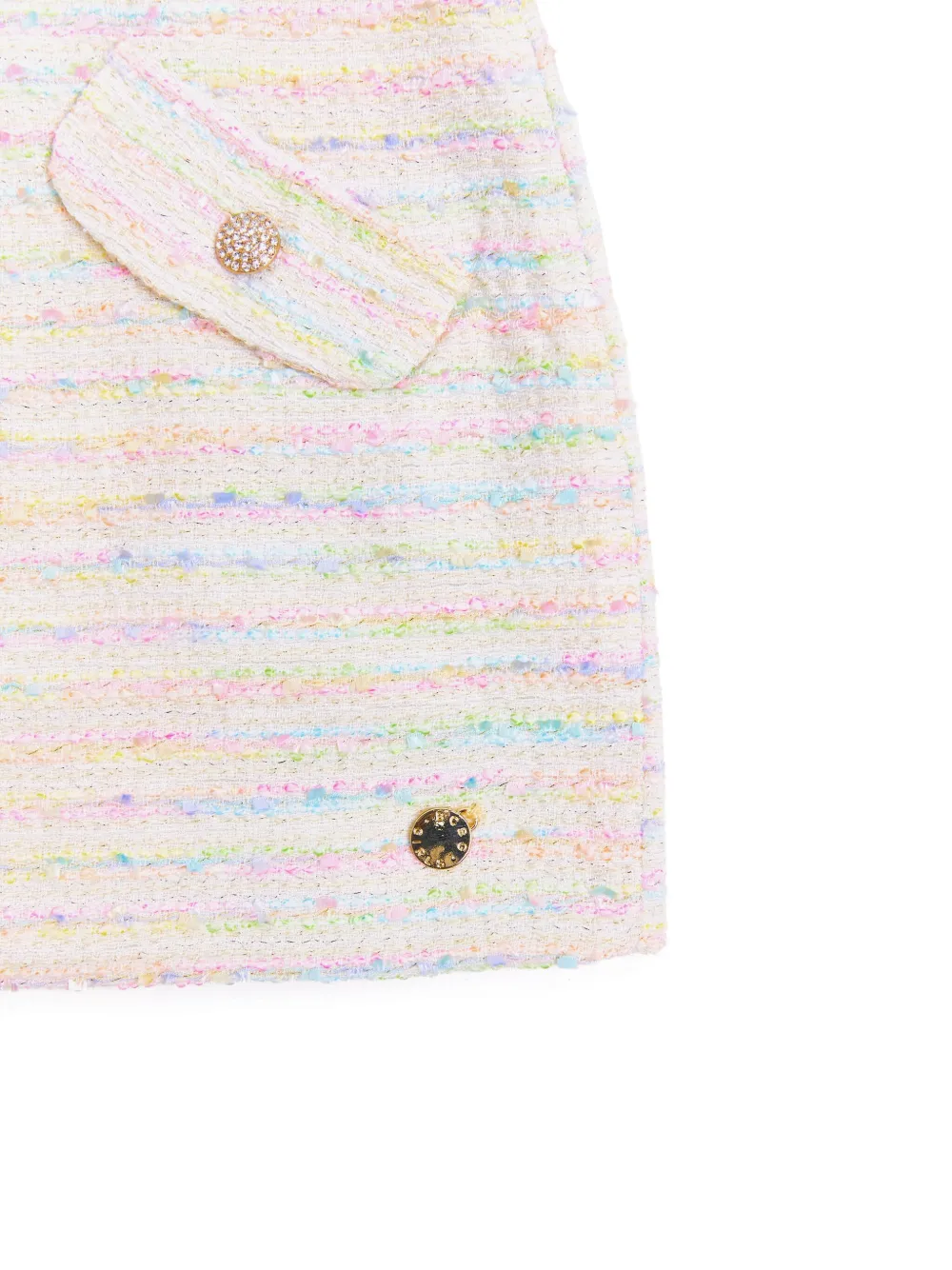 BCBG KIDS Gestreepte mini-rok Beige