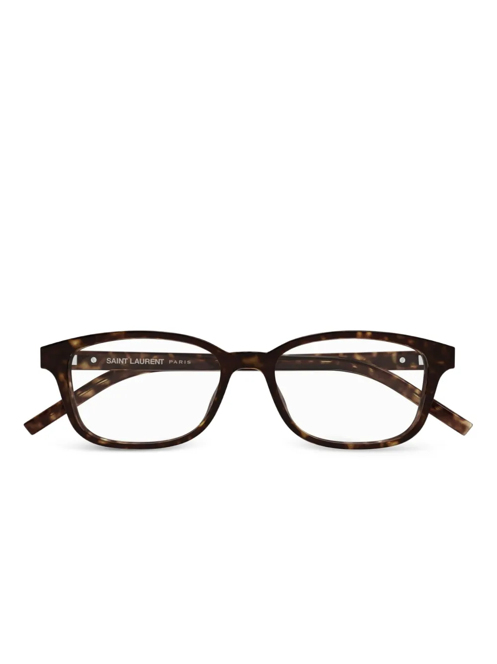 Saint Laurent Eyewear Occhiali da sole rettangolari tartarugati - HAVANA