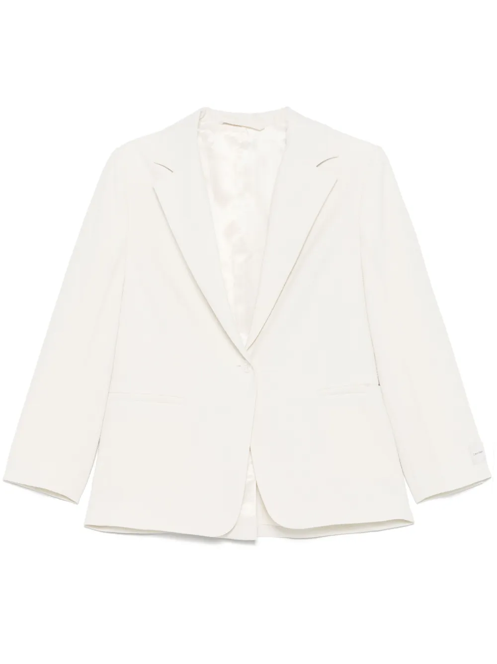Calvin Klein Blazer in seersucker - Bianco