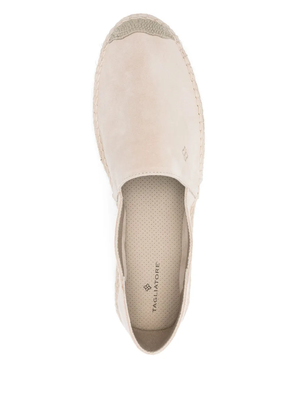 Tagliatore Suède espadrilles Beige