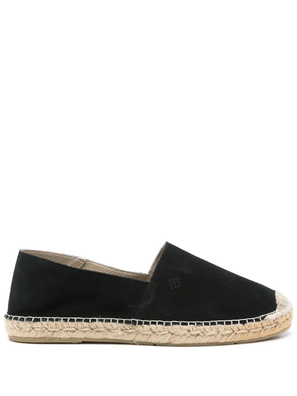 Tagliatore Suède espadrilles Zwart