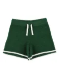 Mini Rodini crochet-knit shorts - Green