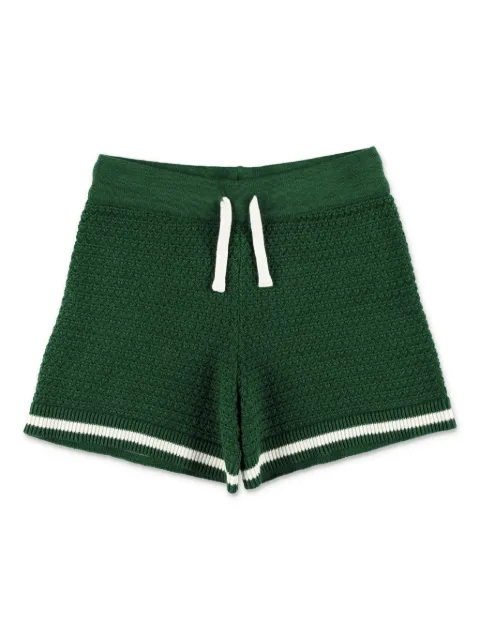 Mini Rodini crochet-knit shorts