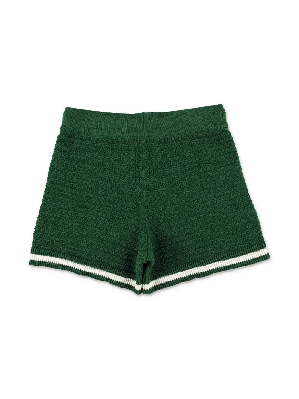 Mini Rodini crochet-knit shorts - Groen