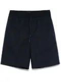 Brioni slub-texture shorts - Blue
