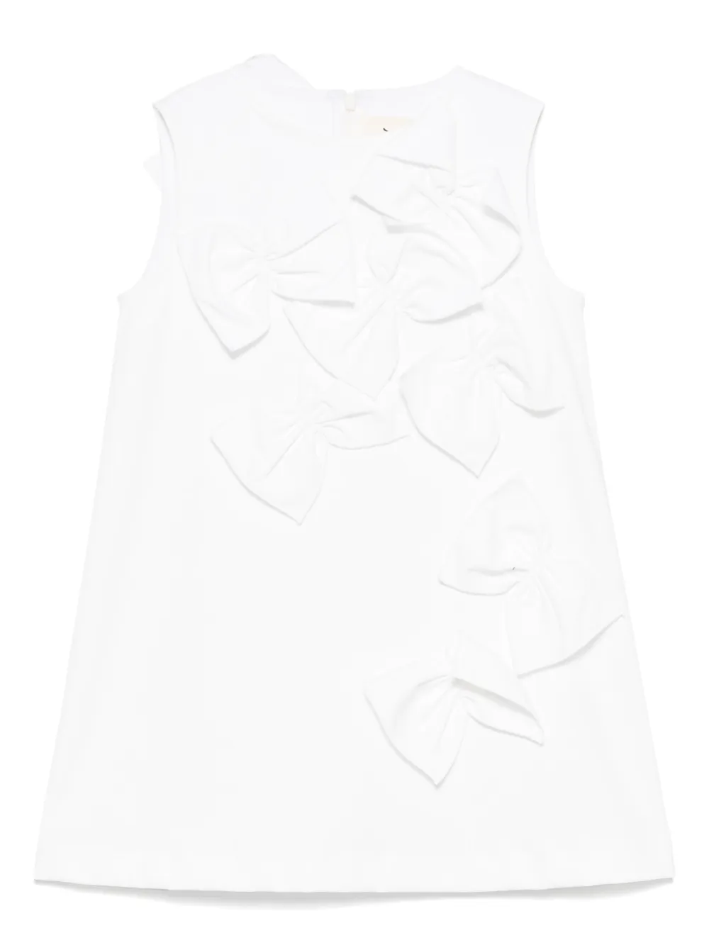 Simonetta bow-detailed dress | White | Image 1