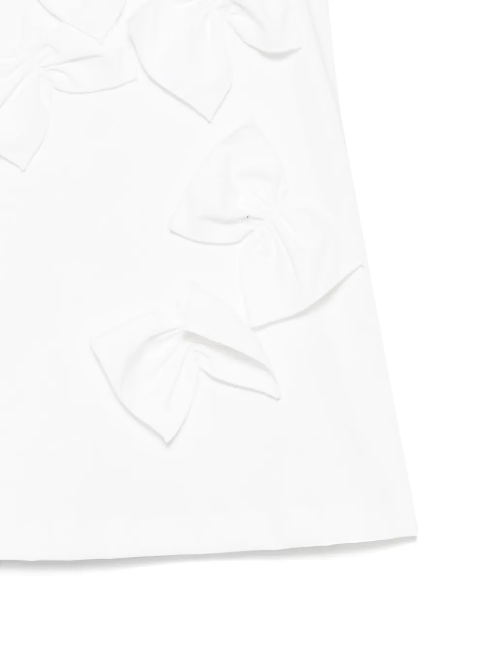 Simonetta Jurk met strikdetail Wit