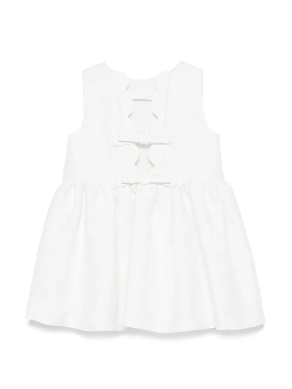Simonetta robe courte texturée | Robes habillées | Image 2
