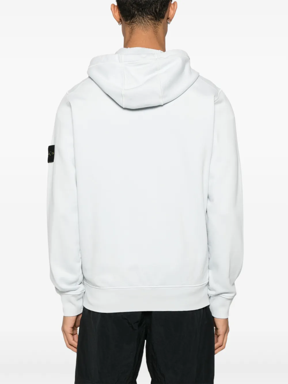 Stone Island Hoodie met Compass-logopatch Blauw
