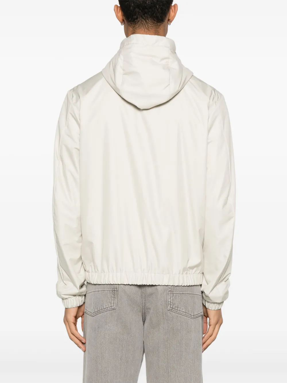 Moncler Domene jack met capuchon Beige