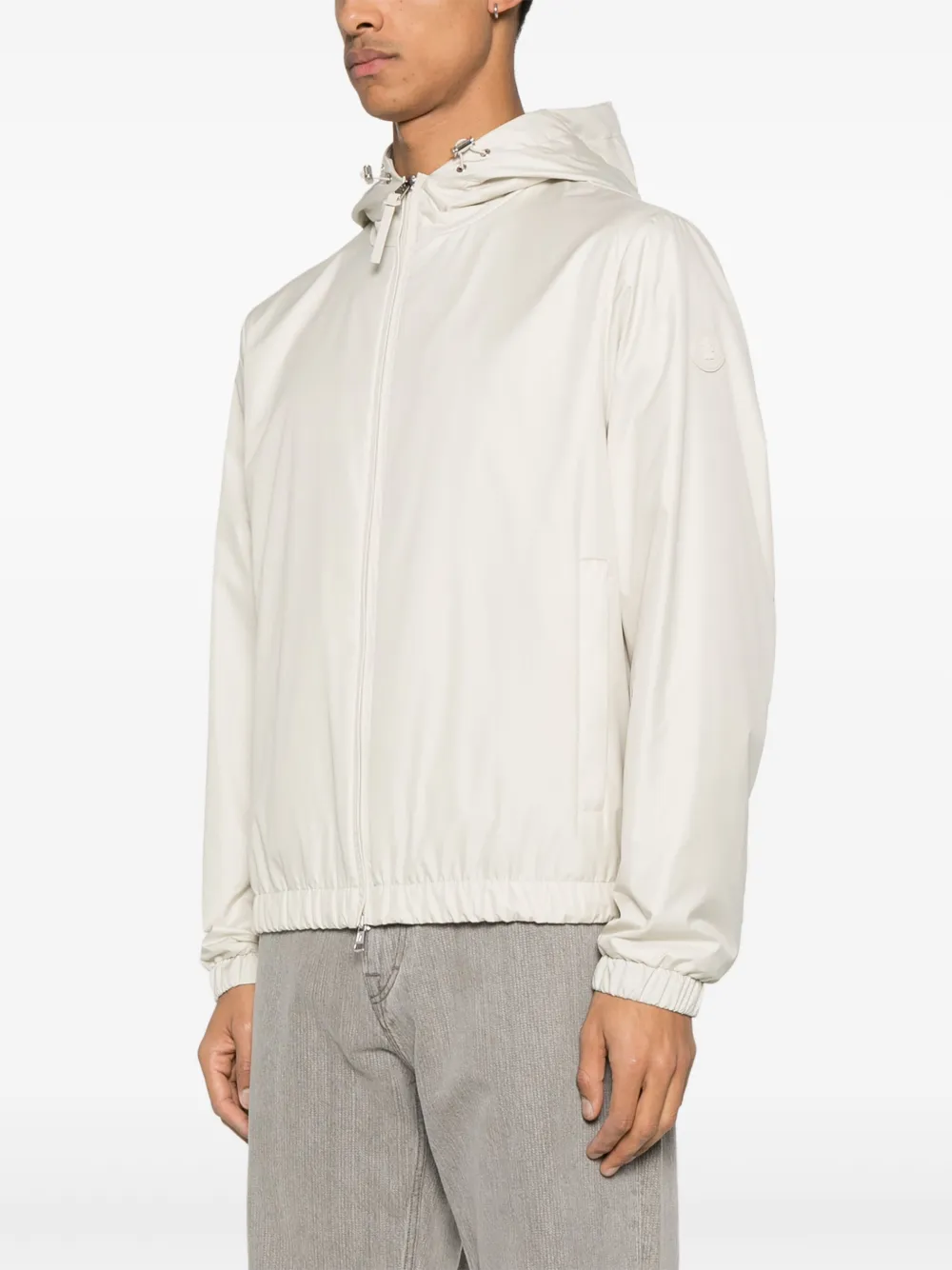 Moncler Domene jack met capuchon Beige