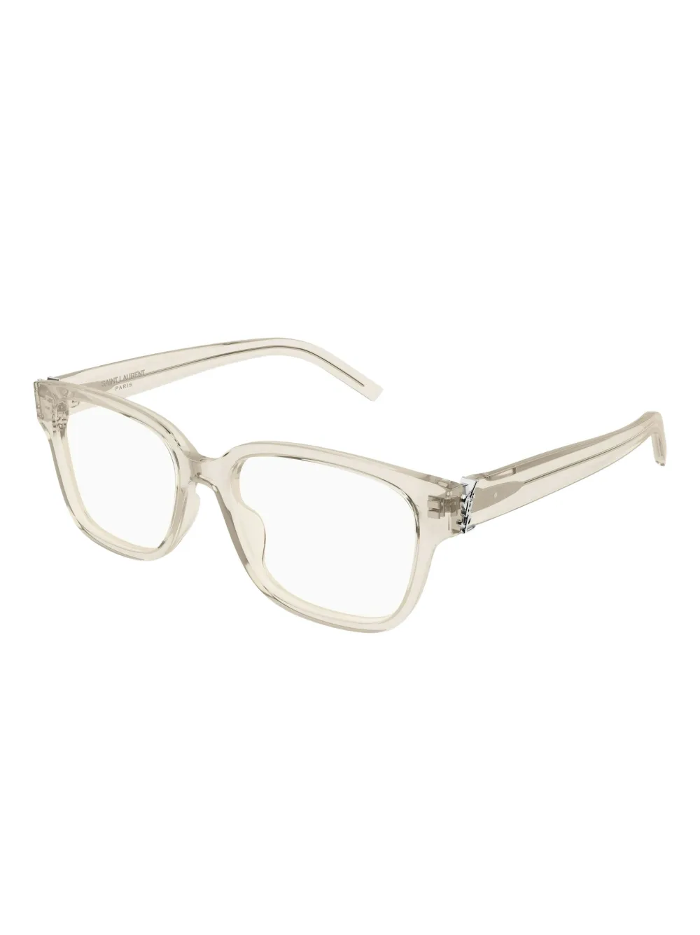 Saint Laurent Eyewear square-frame glasses Beige