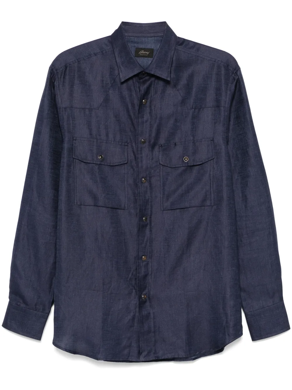 Brioni camisa texturizada | azul | Image 1